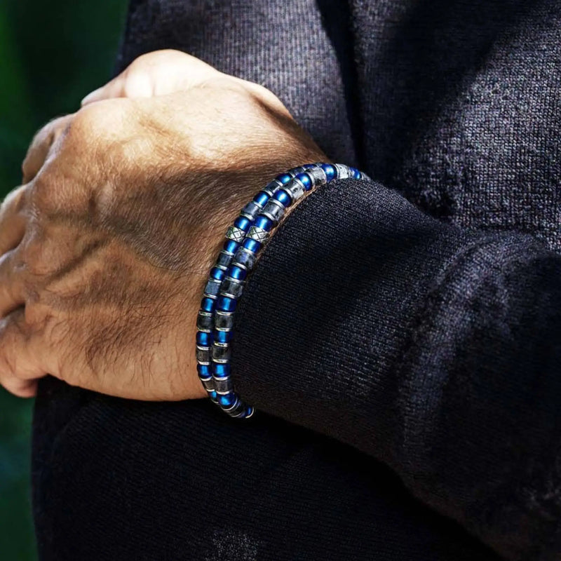 Labradorite Bracelet IV (6mm) - Primary Specimen
