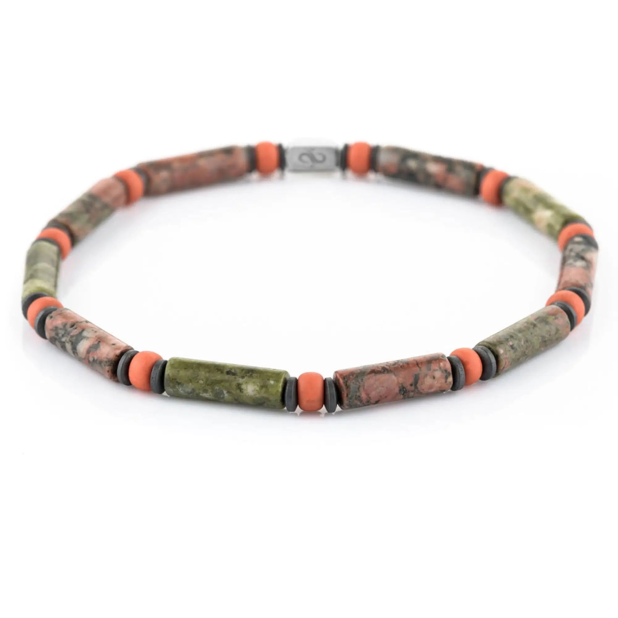 Unakite Bracelet IV  (4mm)