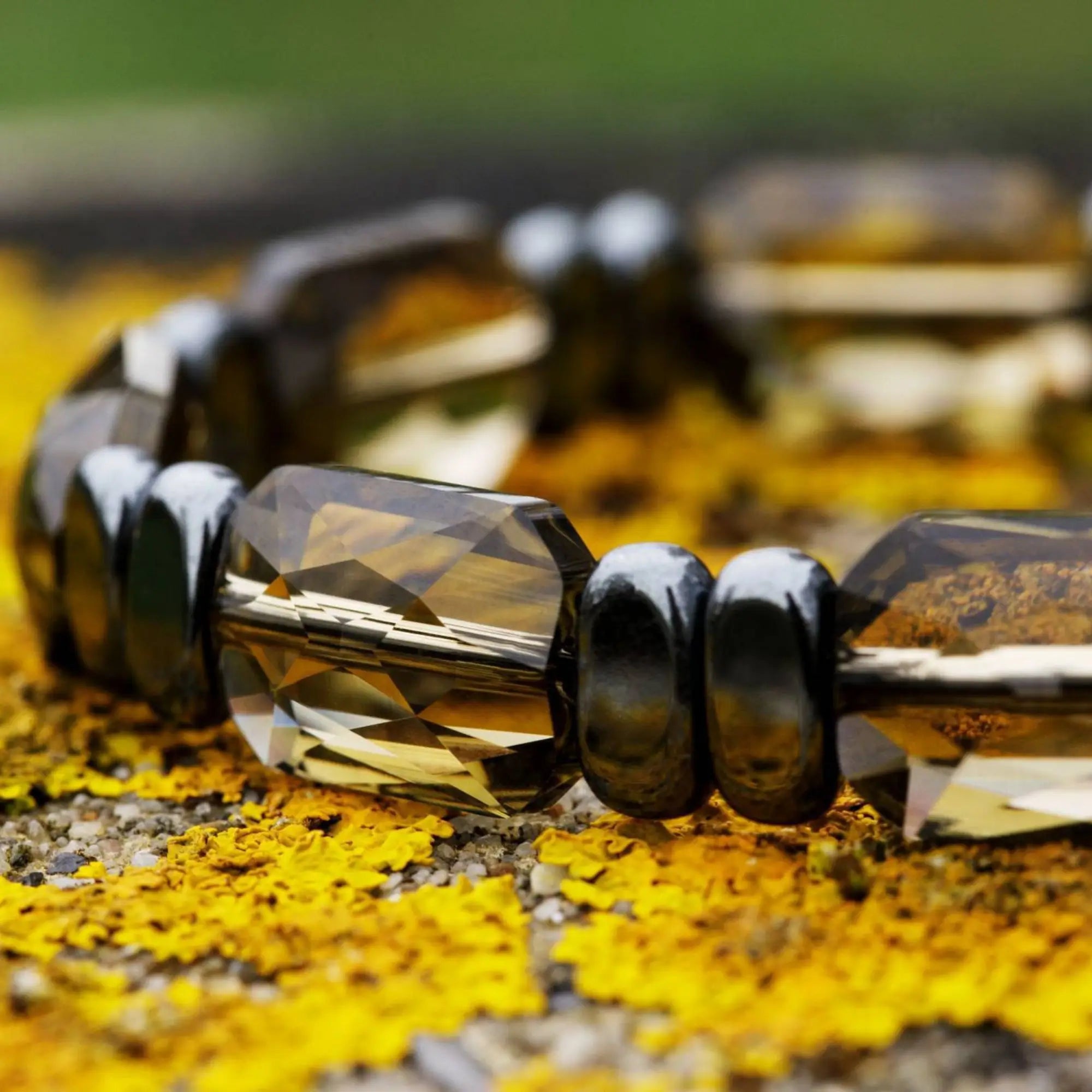 Hematite - Smoky Quartz Bracelet I (10mm)