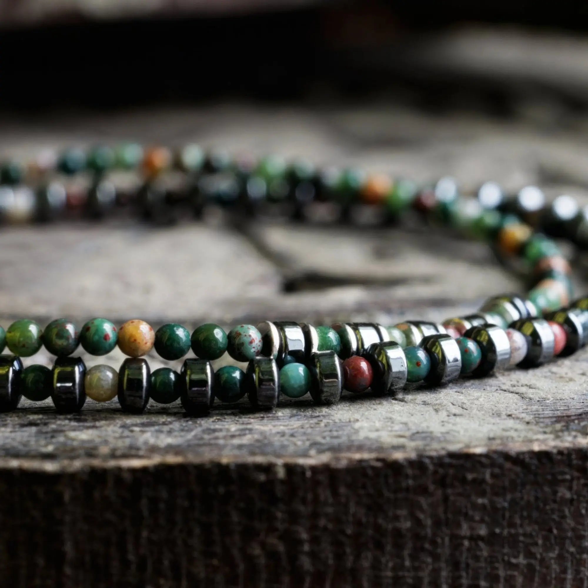 Bloodstone Bracelet IV (2mm)