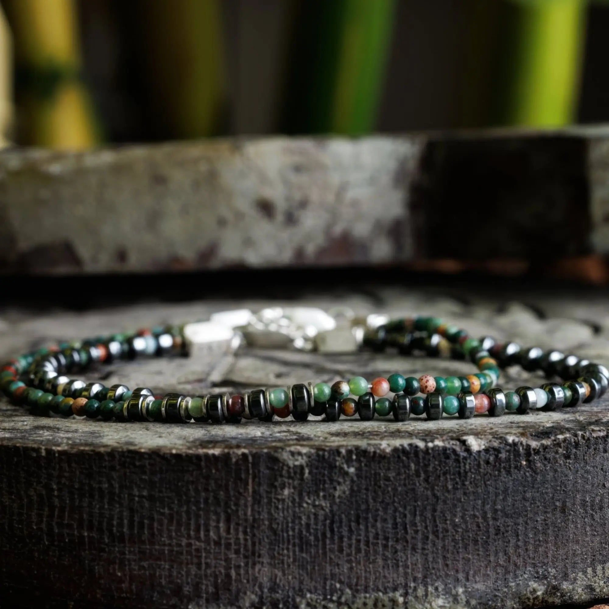 Bloodstone Bracelet V (2mm)