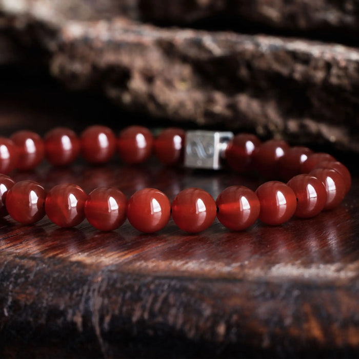 Carnelian Bracelet VIII (8mm) - Secondary Specimen