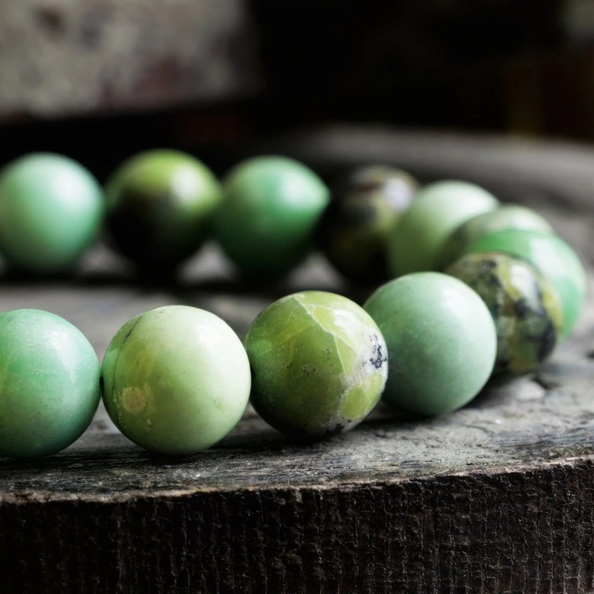 Chrysoprase Bracelet IV (10mm)