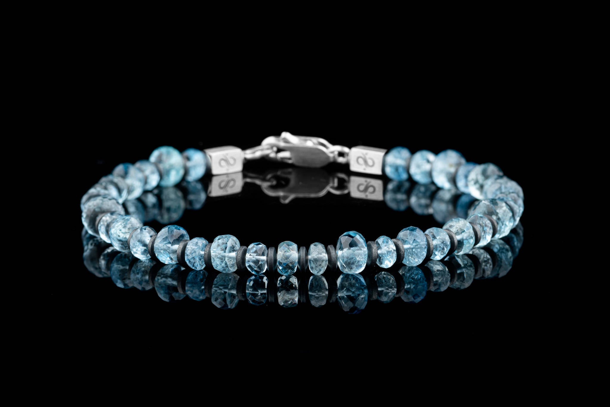 Dainty Aquamarine Bracelet, March Birthstone nft – Dainty Rocks Jewellery
